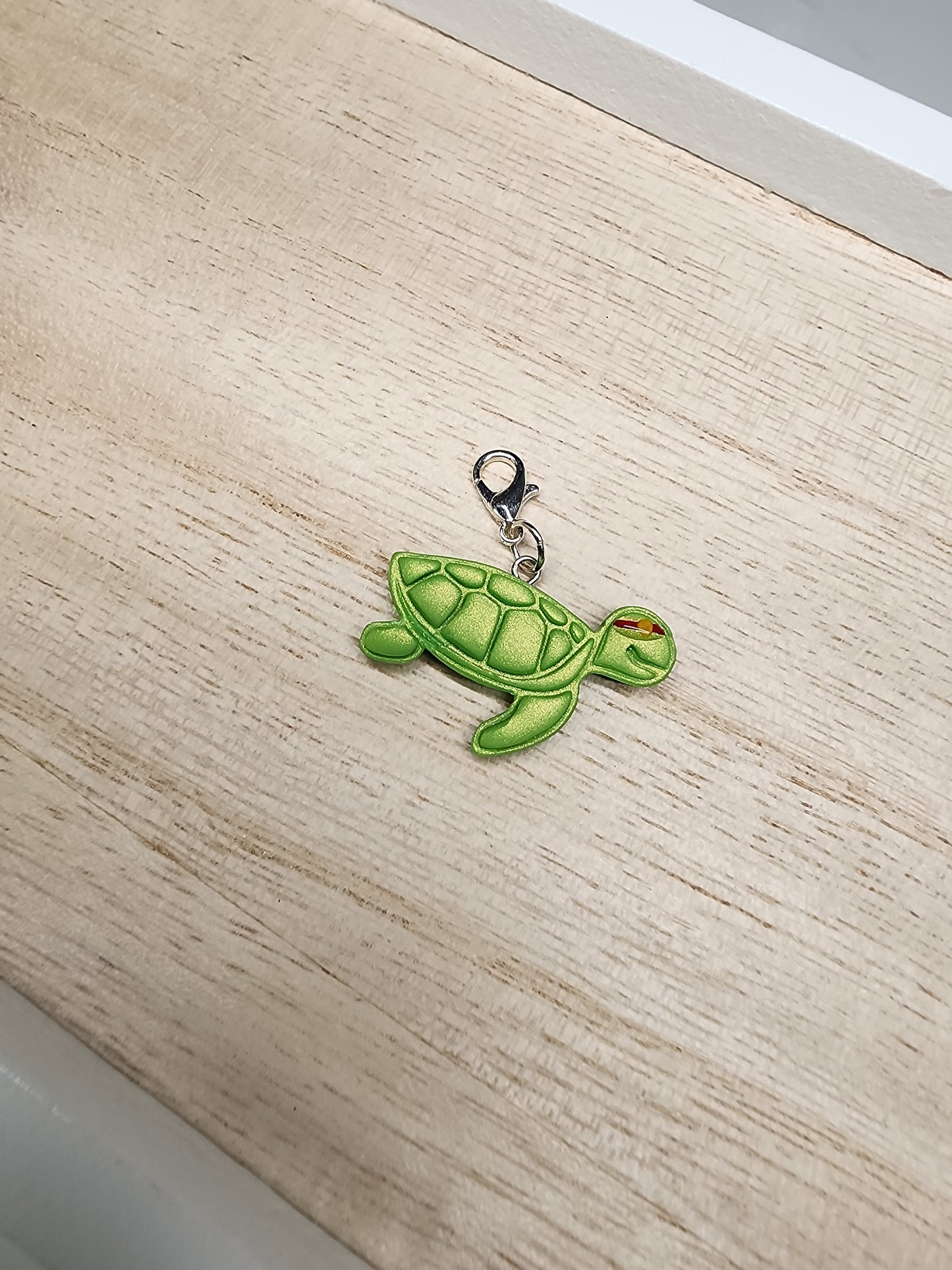 Red Earred Slider Turtle Charm