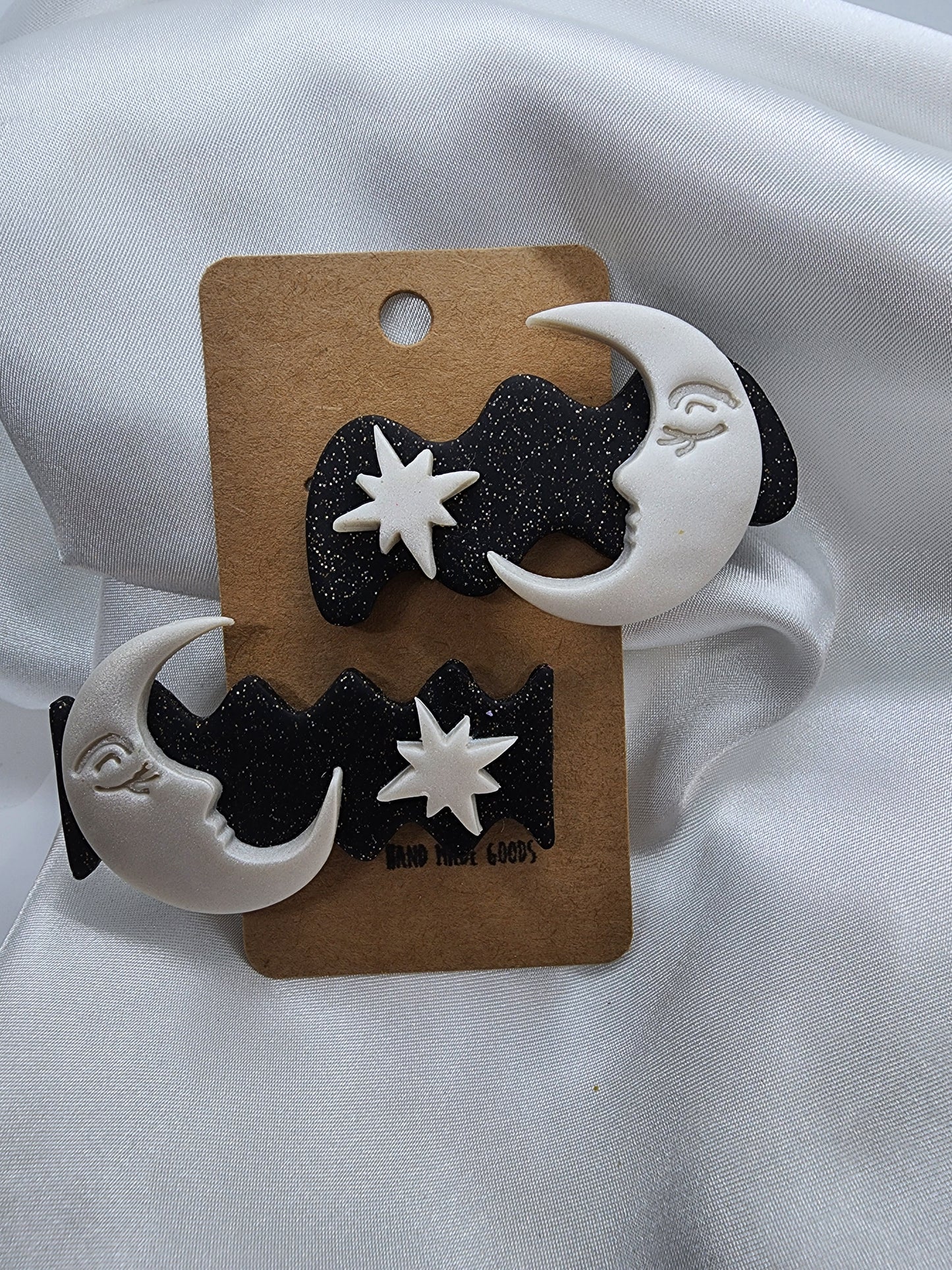 Moon & Stars Hair clip set