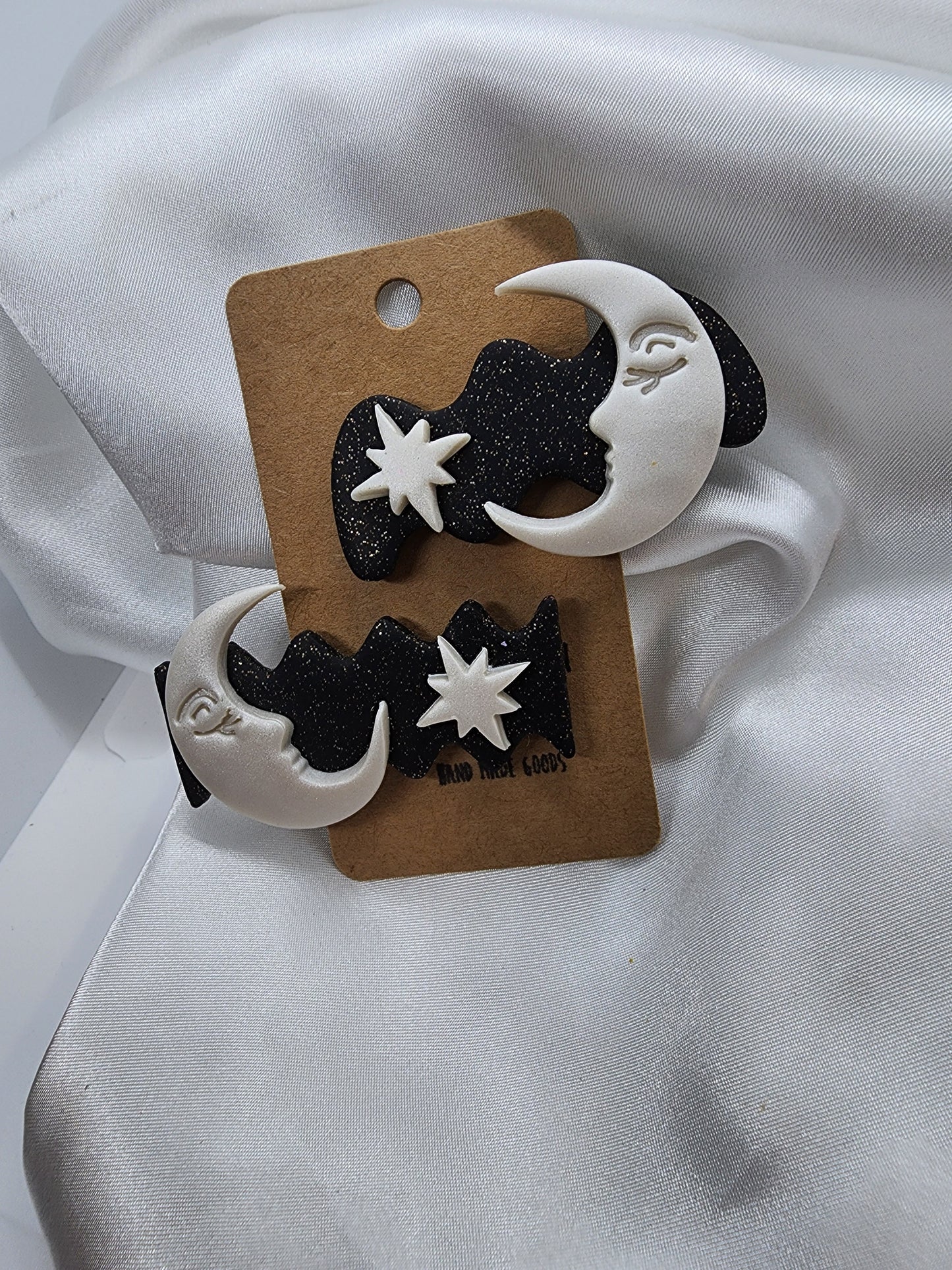 Moon & Stars Hair clip set