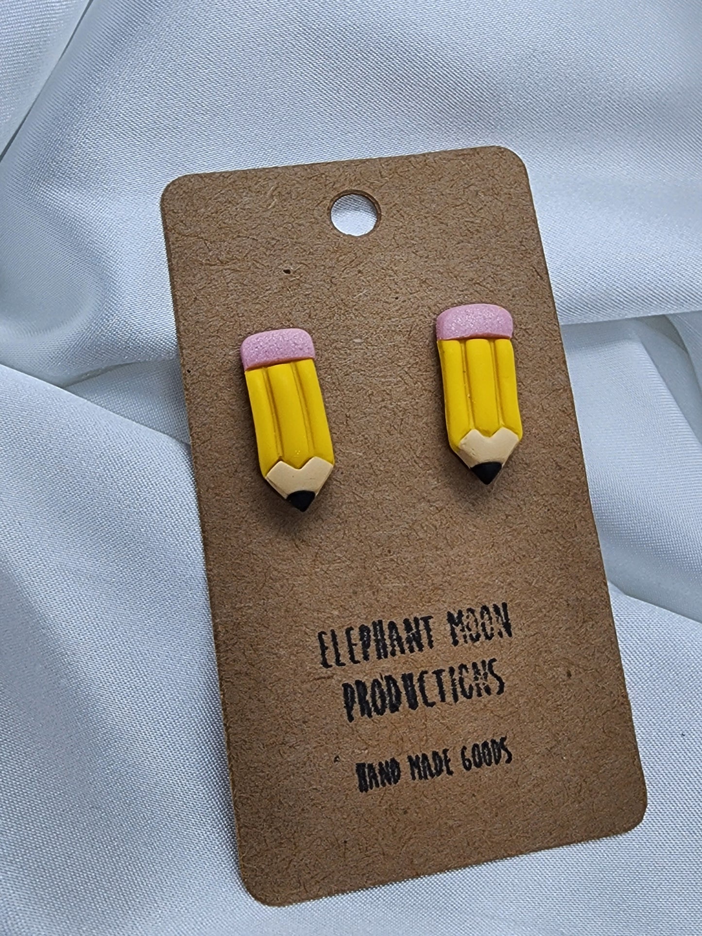 Pencil Stud Earrings