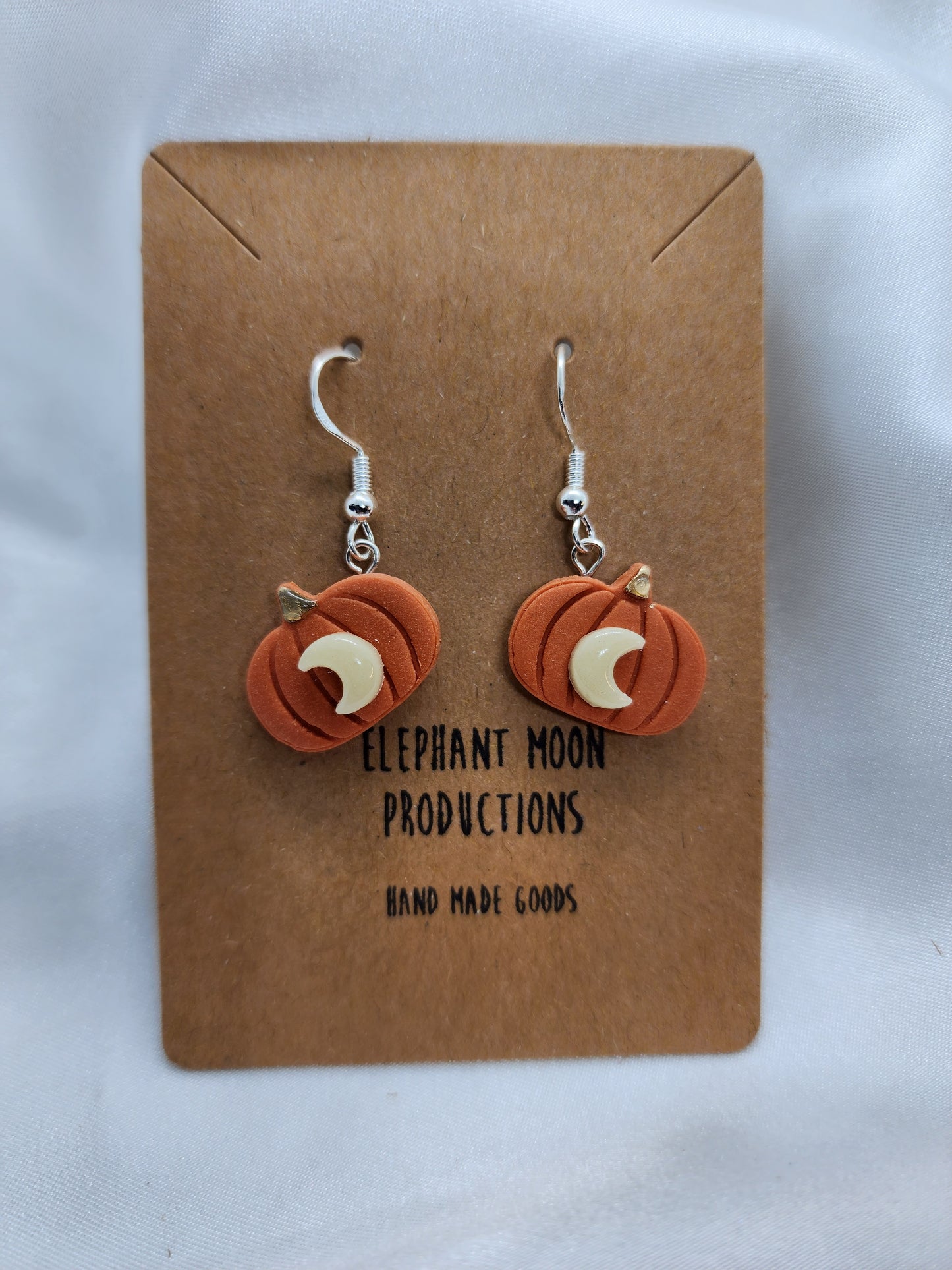Pumpkin Moon Earrings