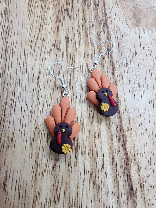 Turkey Flower Stud Earrings