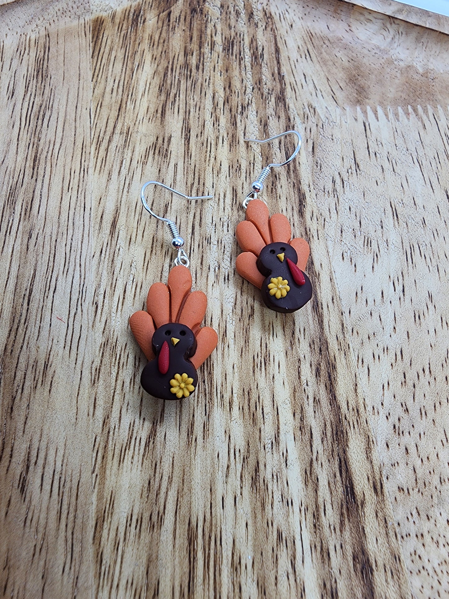 Turkey Flower Stud Earrings