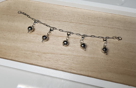 Disco Ball Charm Bracelet