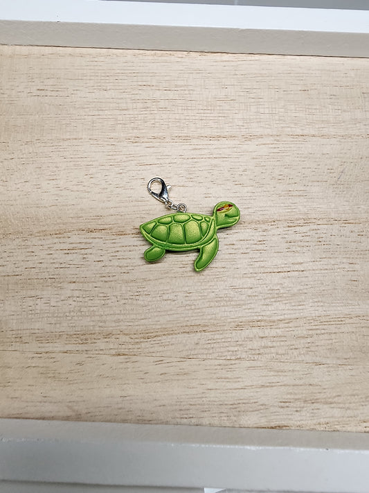 Red Earred Slider Turtle Charm