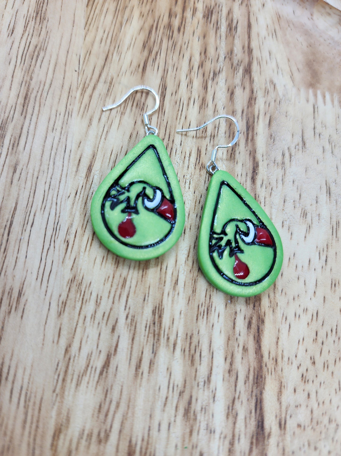 Grinch Hand Earrings