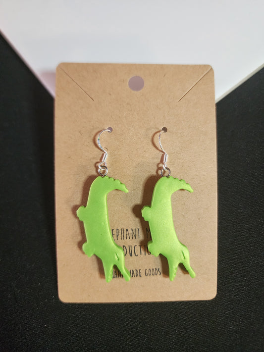 Alligator Earrings