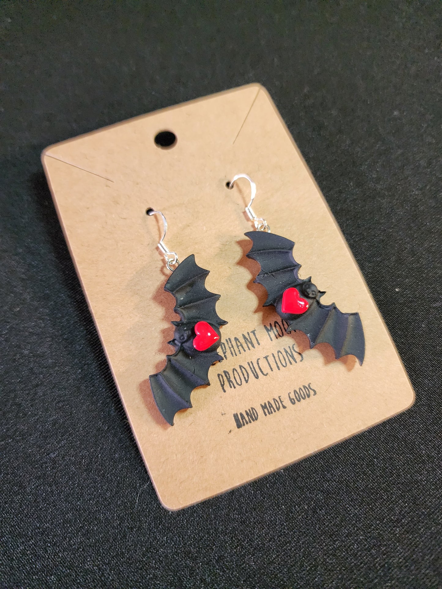 Batty For You Clay Earrings