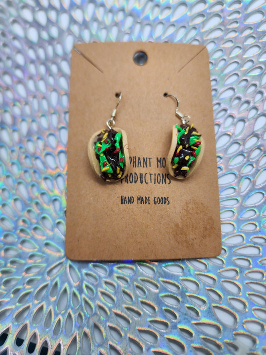 Taco Earrings