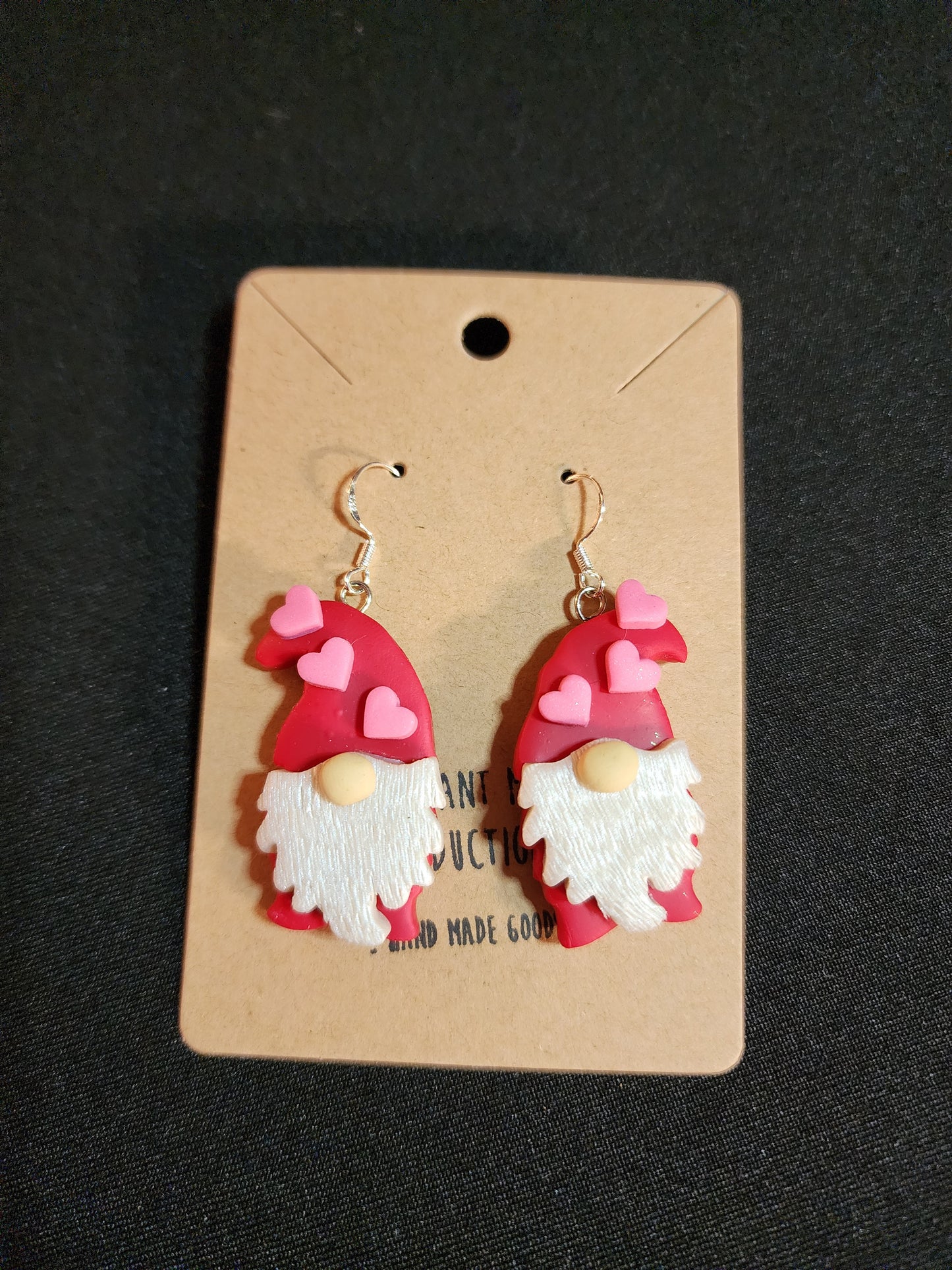 Valentine Gnome Earrings