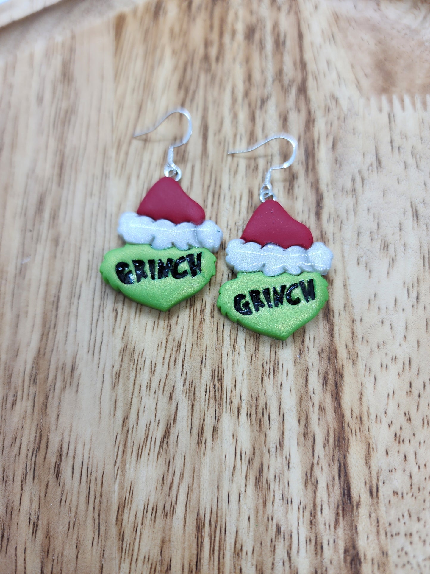 Grinch Earrings Handmade