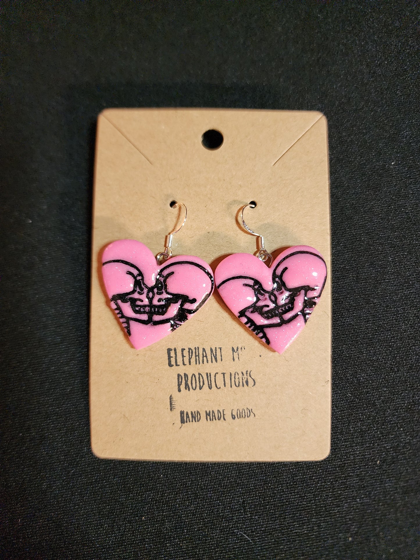 Kissing Skeleton Earrings