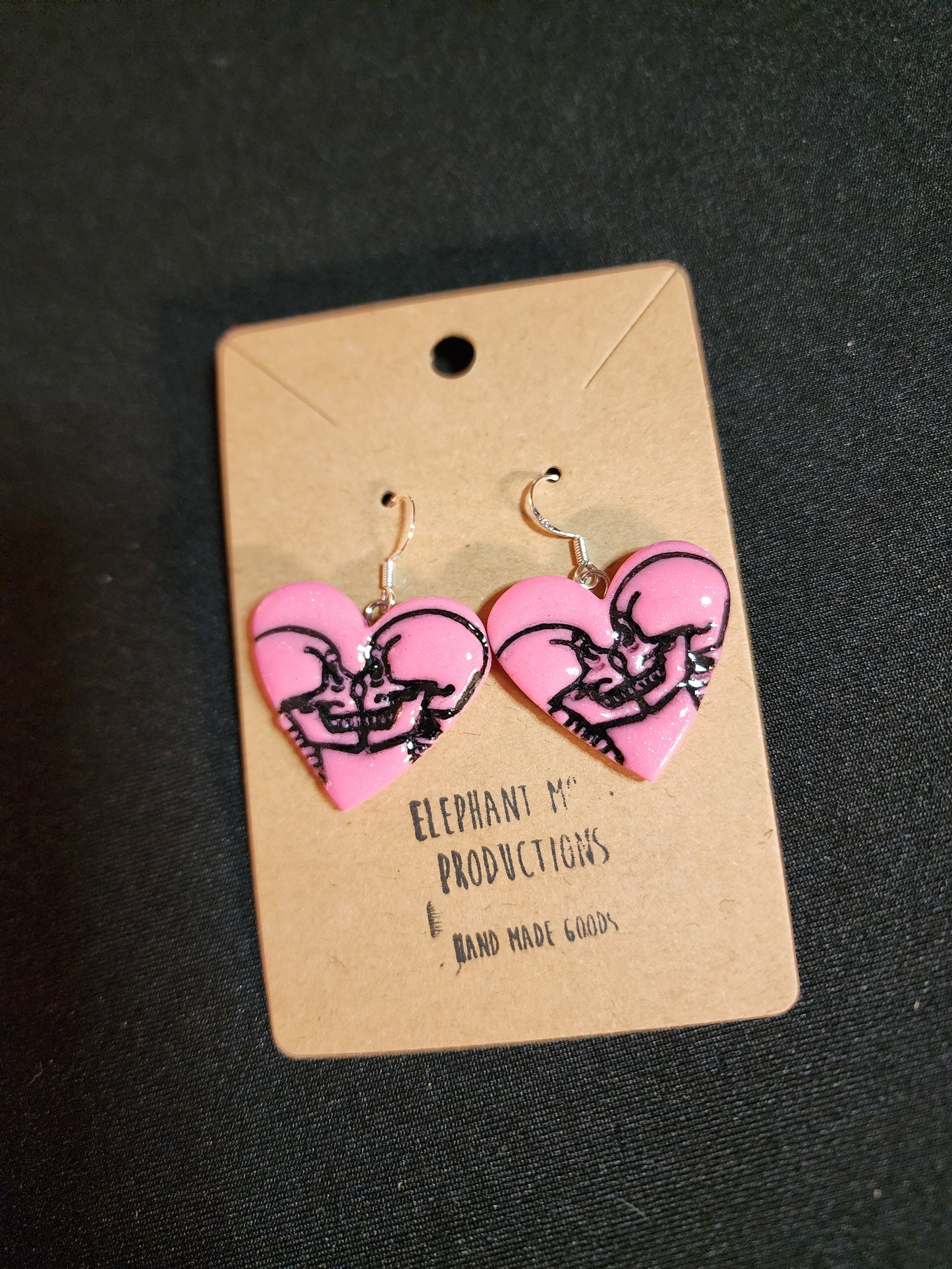 Kissing Skeleton Earrings