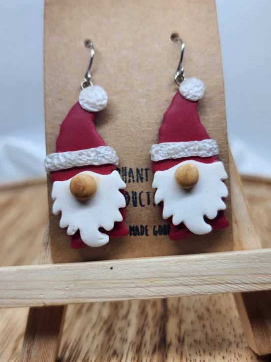 Santa Gnome Earrings