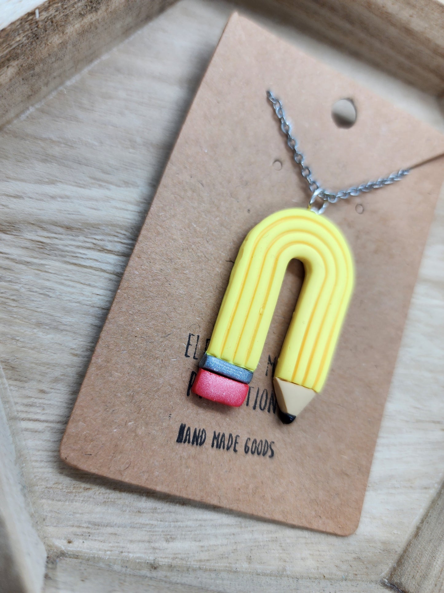 Curvy Pencil Necklace