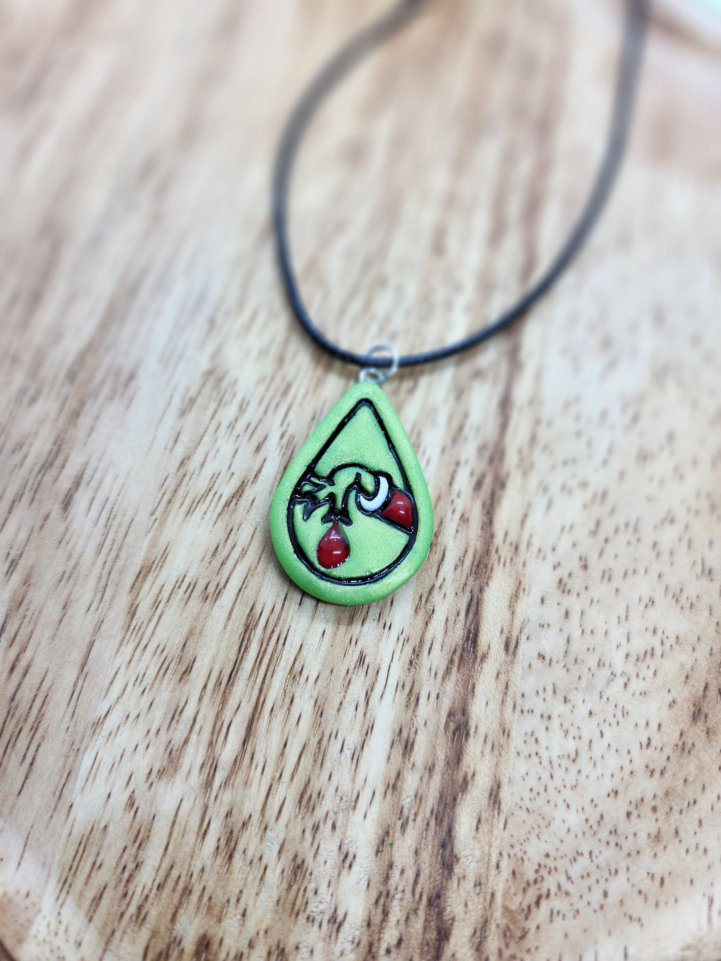 Mr. Grinch Hand Necklace