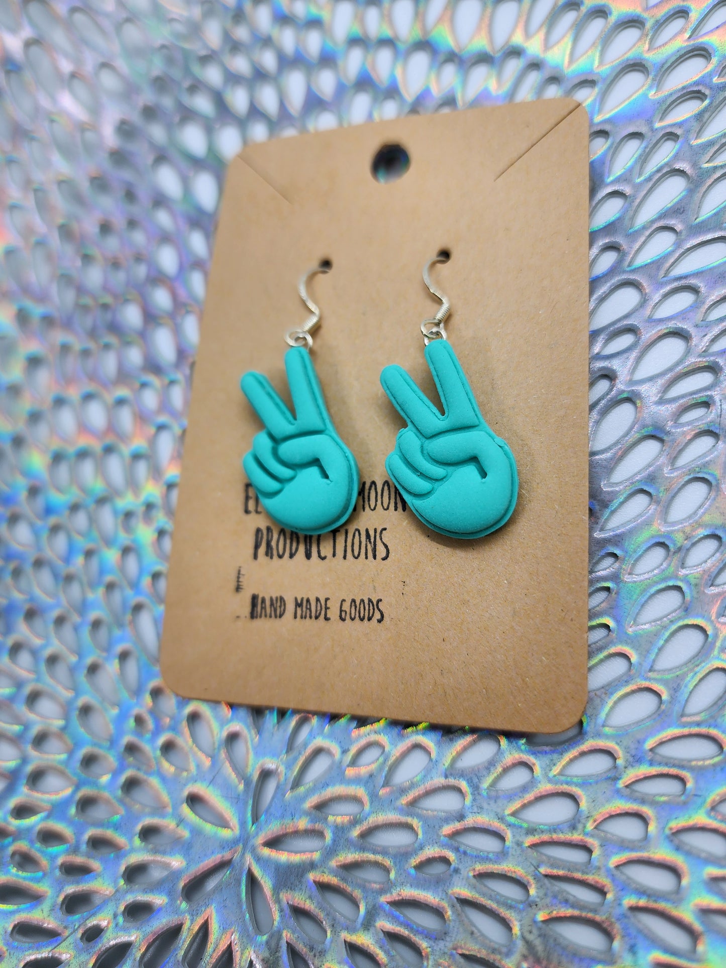 Peace Out Girl Scout Earrings