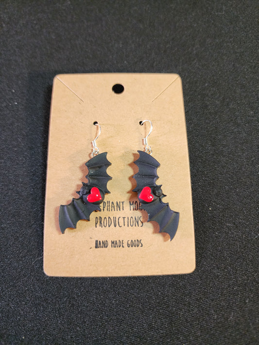 Batty For You Clay Earrings