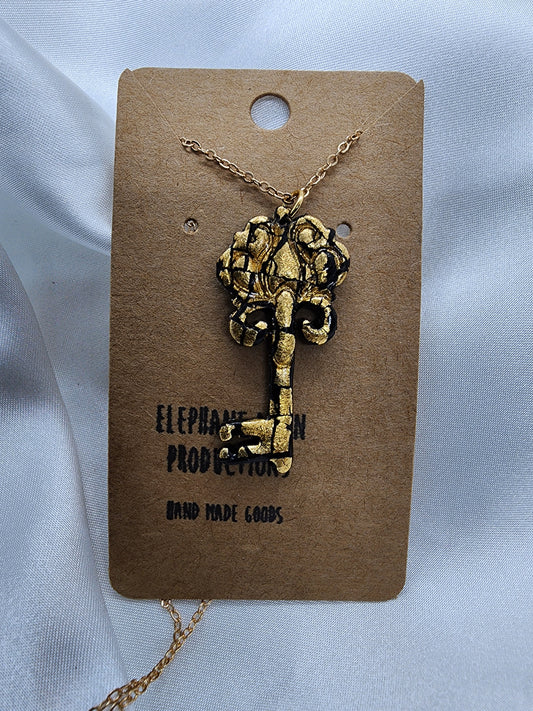 Golden Key Necklace